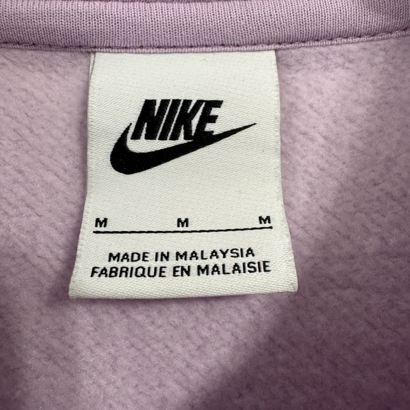 Nike Women's Light Purple Sweatshirt - Picture 3 of 5